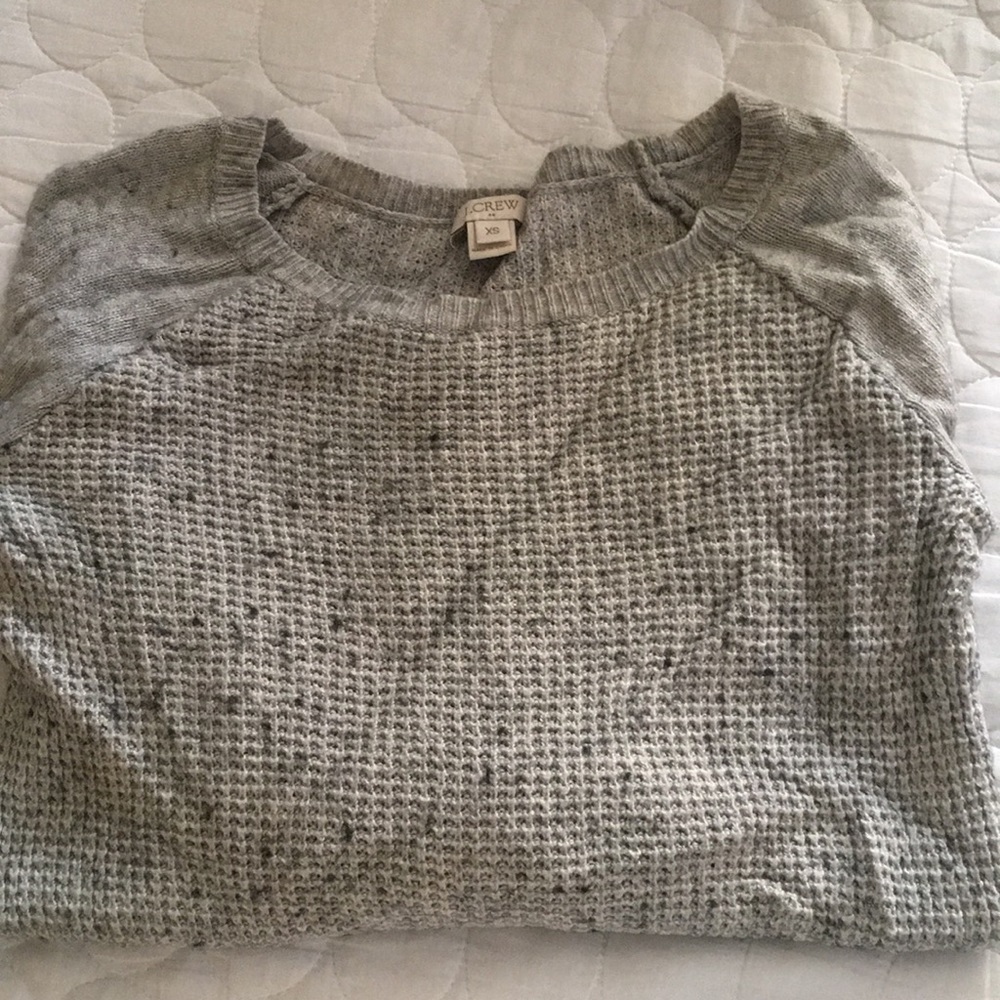 Jcrew waffle sweater